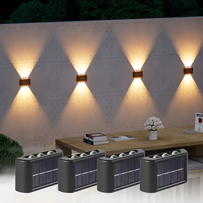 Farming And Agriculture - LED Solarleuchte für Außen, Wasserdichte Solar-Wandlampe