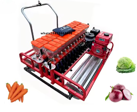 Farming And Agriculture - Automatische Präzisions-Gemüsesämaschine mit Mehrreihen-Pflanzfunktion und Düngemittel-Funktion
